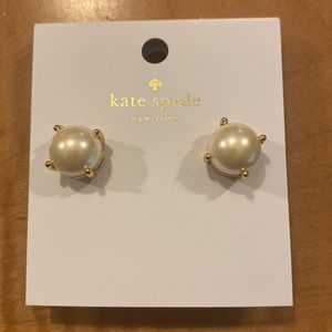 Kate Spade faux pearl earrings.  Brand new!